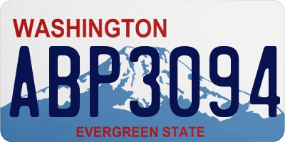 WA license plate ABP3094