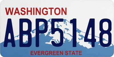 WA license plate ABP5148