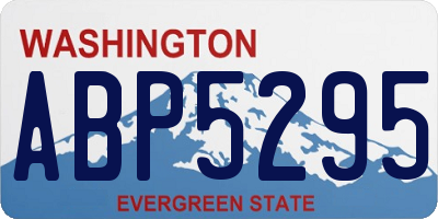 WA license plate ABP5295