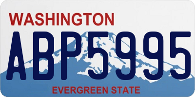 WA license plate ABP5995