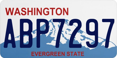 WA license plate ABP7297