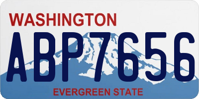 WA license plate ABP7656