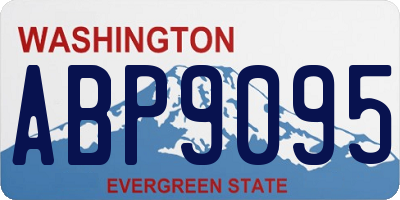WA license plate ABP9095