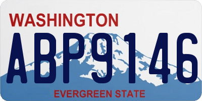 WA license plate ABP9146