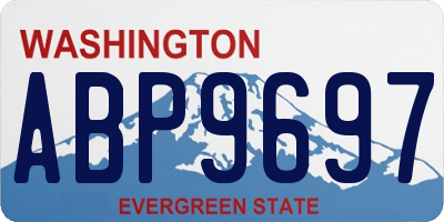 WA license plate ABP9697