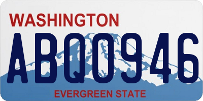 WA license plate ABQ0946
