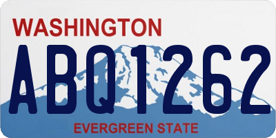 WA license plate ABQ1262