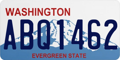 WA license plate ABQ1462