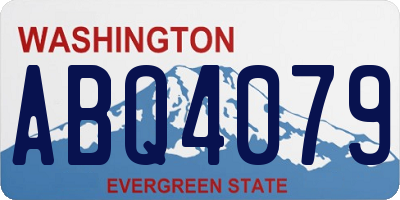WA license plate ABQ4079