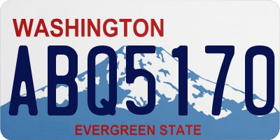 WA license plate ABQ5170