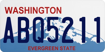 WA license plate ABQ5211