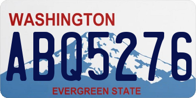 WA license plate ABQ5276