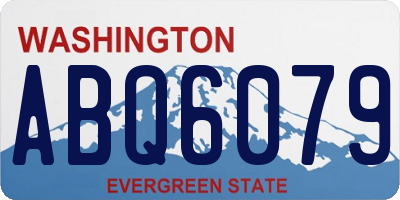 WA license plate ABQ6079