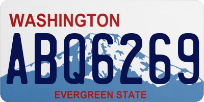 WA license plate ABQ6269
