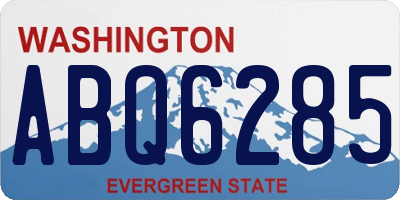 WA license plate ABQ6285