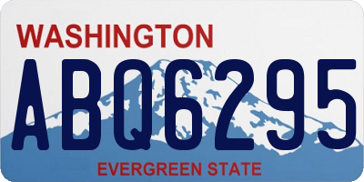 WA license plate ABQ6295