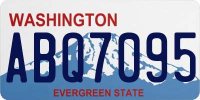 WA license plate ABQ7095