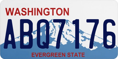WA license plate ABQ7176