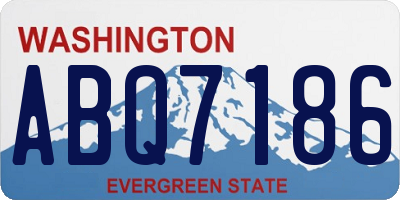 WA license plate ABQ7186
