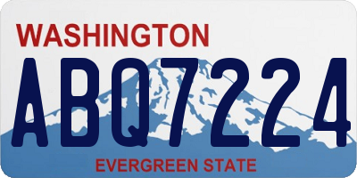 WA license plate ABQ7224