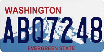WA license plate ABQ7248