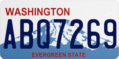 WA license plate ABQ7269