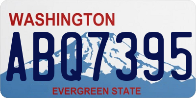 WA license plate ABQ7395