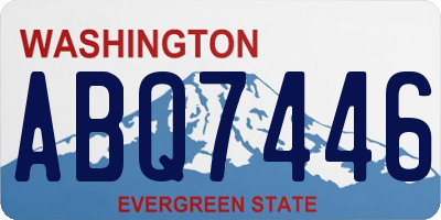 WA license plate ABQ7446