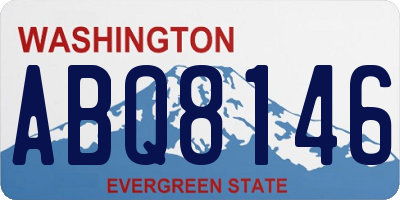 WA license plate ABQ8146