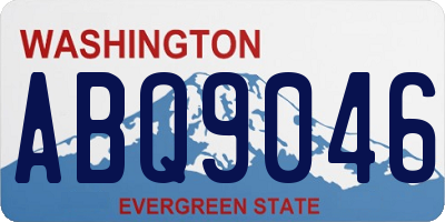 WA license plate ABQ9046