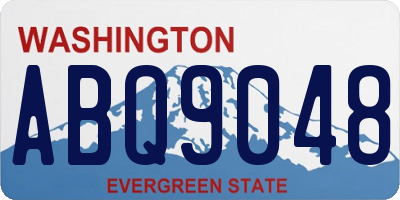 WA license plate ABQ9048