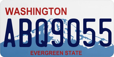 WA license plate ABQ9055