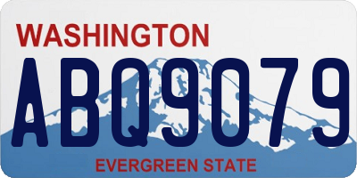 WA license plate ABQ9079