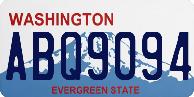 WA license plate ABQ9094