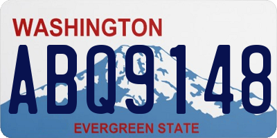 WA license plate ABQ9148