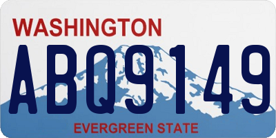 WA license plate ABQ9149
