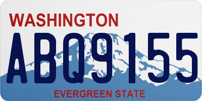 WA license plate ABQ9155