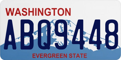 WA license plate ABQ9448