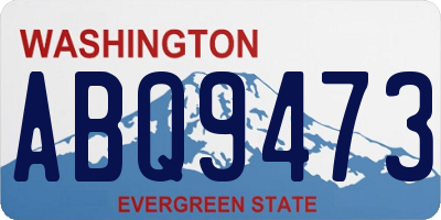 WA license plate ABQ9473