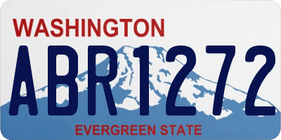 WA license plate ABR1272