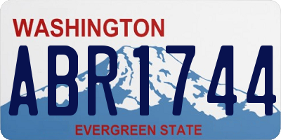WA license plate ABR1744