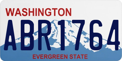 WA license plate ABR1764