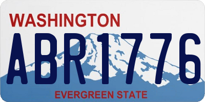 WA license plate ABR1776