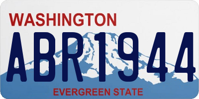 WA license plate ABR1944