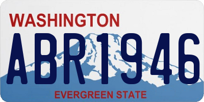 WA license plate ABR1946