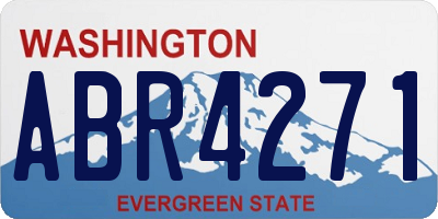 WA license plate ABR4271