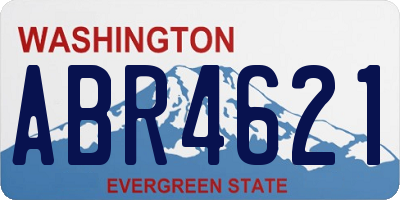 WA license plate ABR4621
