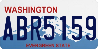 WA license plate ABR5159