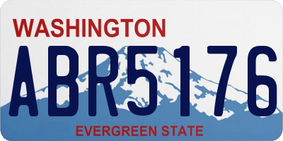 WA license plate ABR5176