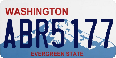 WA license plate ABR5177